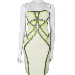 Hervé Léger 'Anais' Strapless Bandage Dress